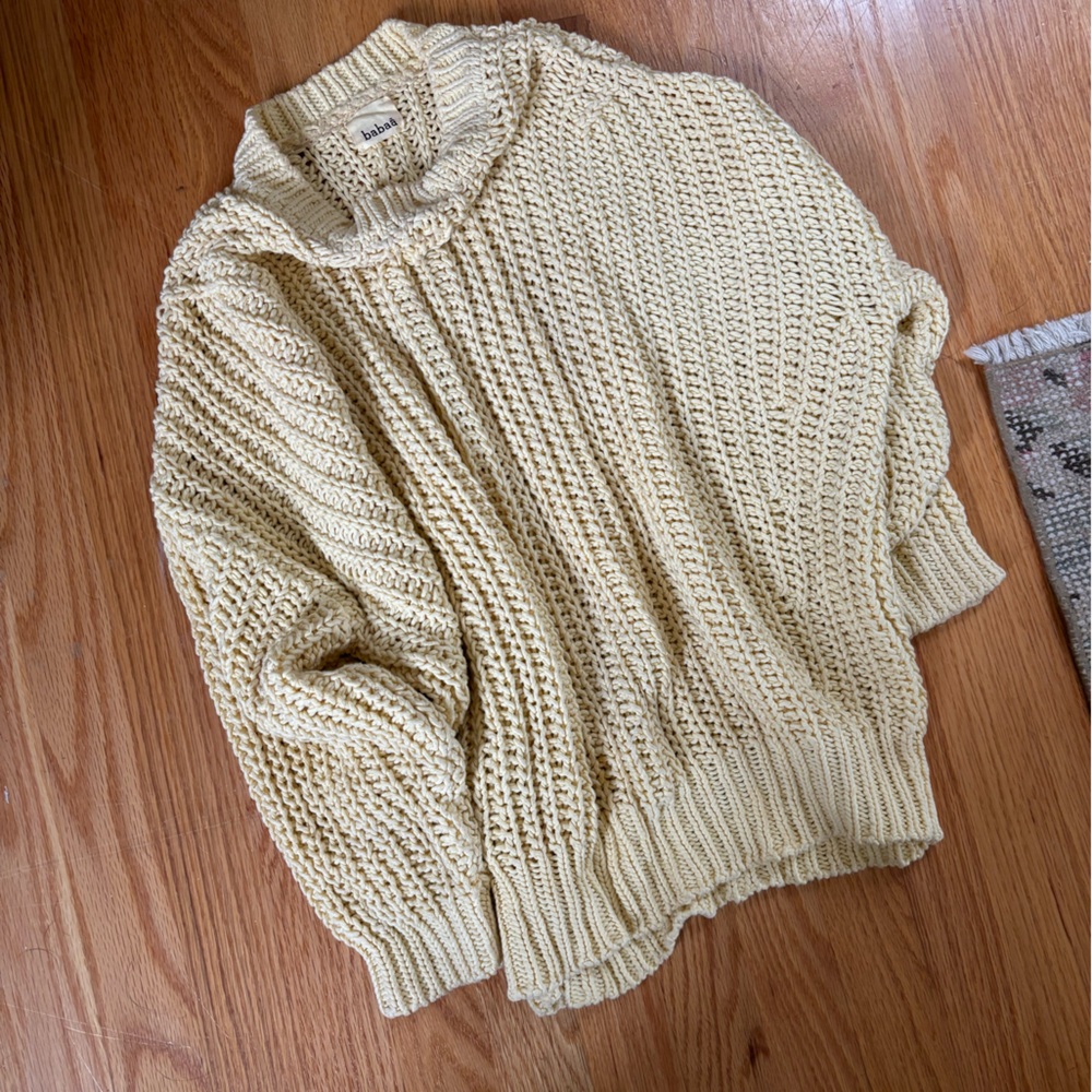 Babaa jumper no 18 Mimosa Blossom